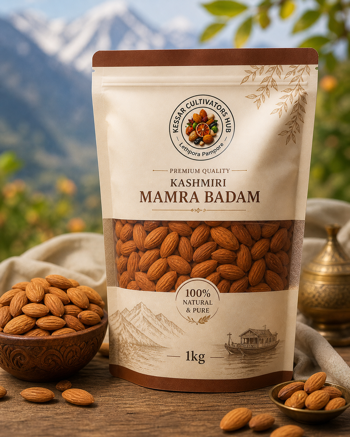 Mamra Badam 1kg Mamara Badam